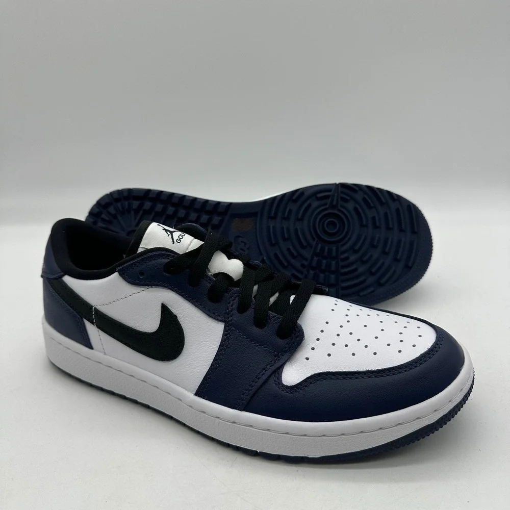 Nike DD9315-104 Mens Size 9 Air Jordan 1 Low Golf Shoes Midnight Navy Sneakers
